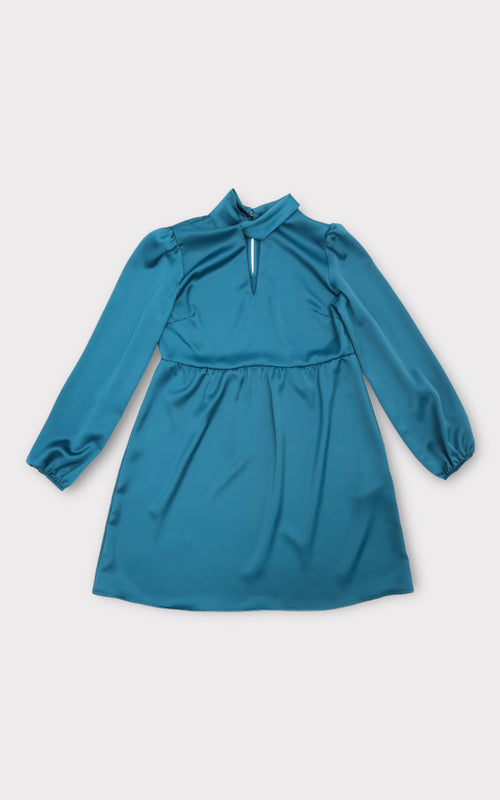 Abito satin con goccia