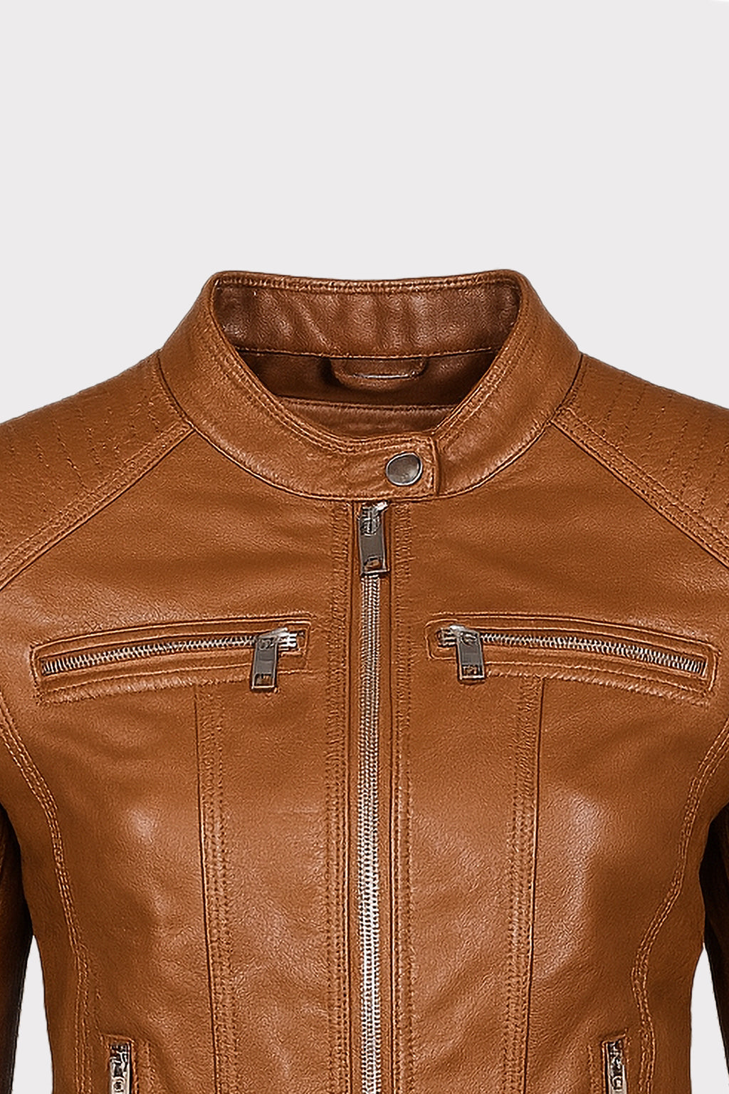 Giacca biker trapuntata