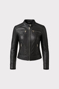Giacca biker trapuntata