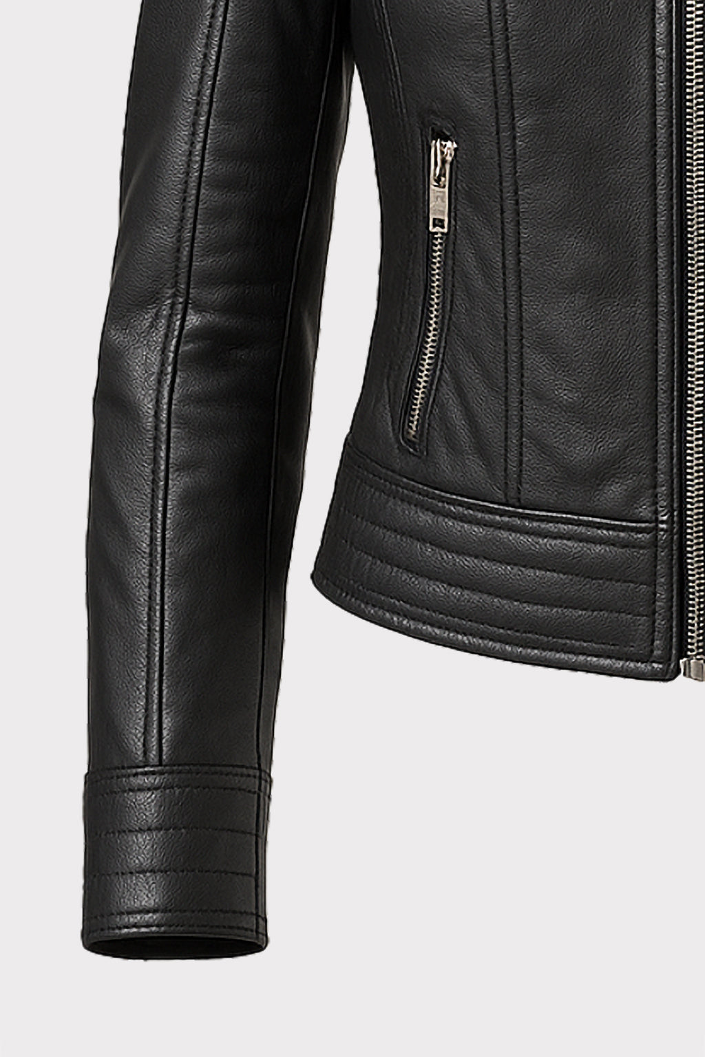 Giacca biker trapuntata