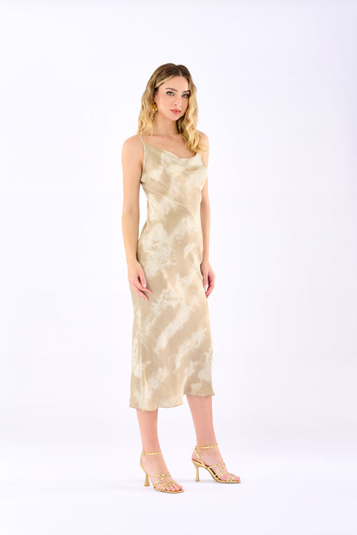Abito lingerie stampa delave'