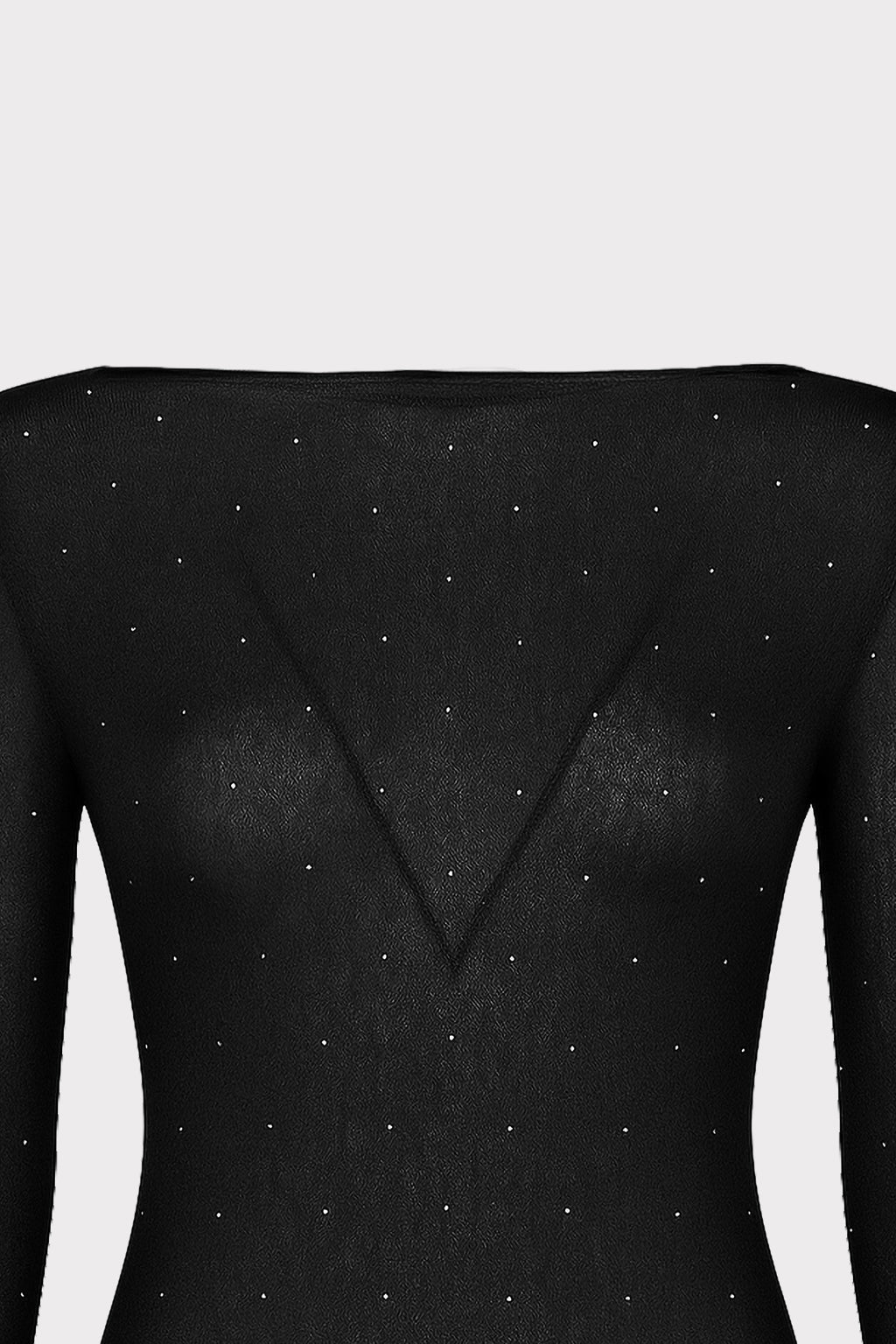Maglia con microstrass