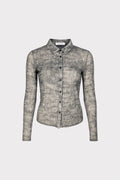 Camicia effetto texture