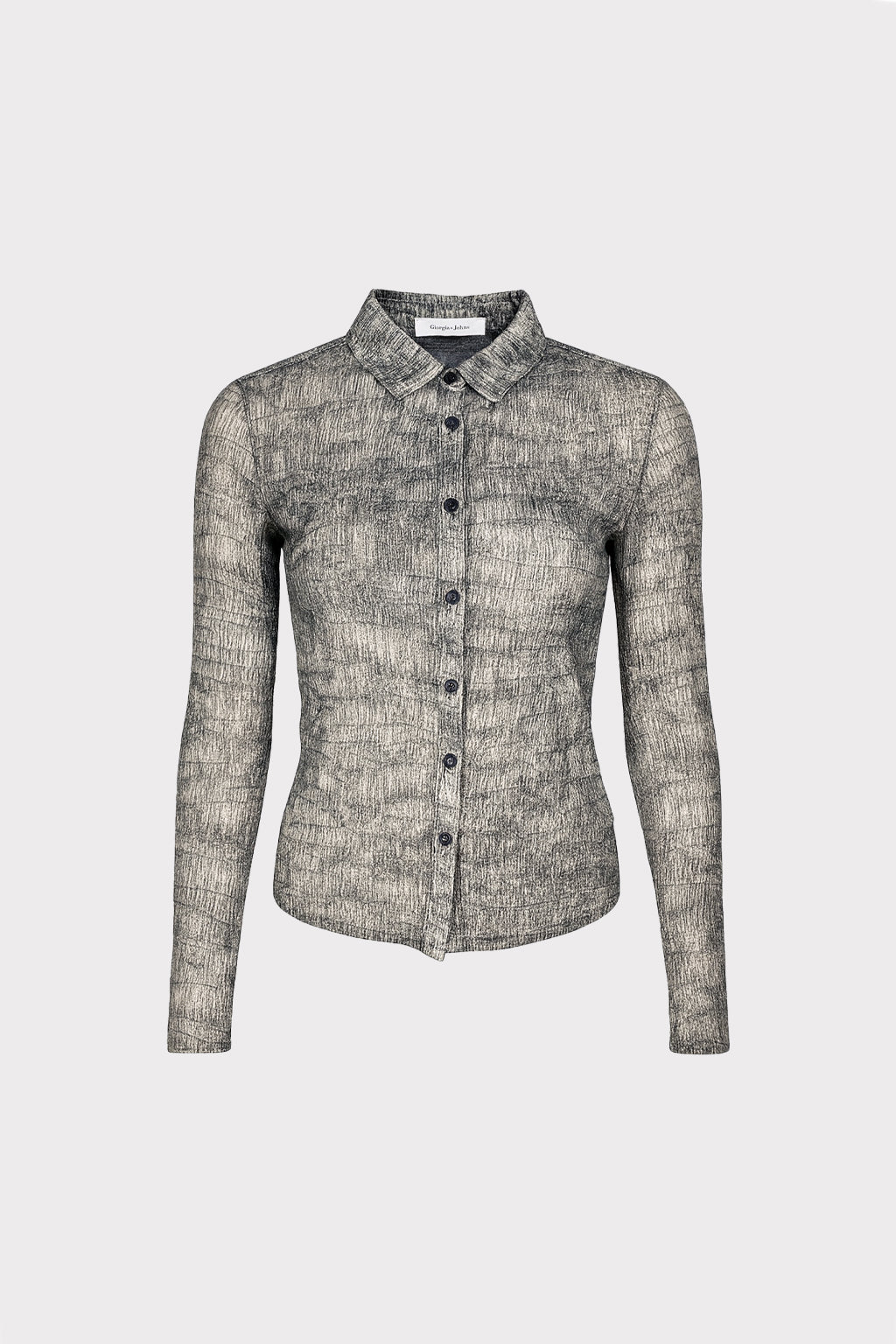 Camicia effetto texture
