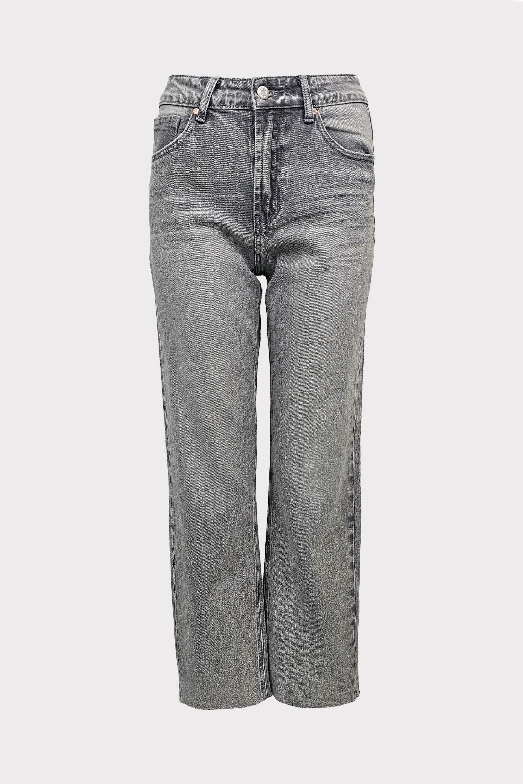 Jeans grey orlo sfrangiato