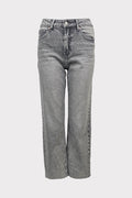 Jeans grey orlo sfrangiato