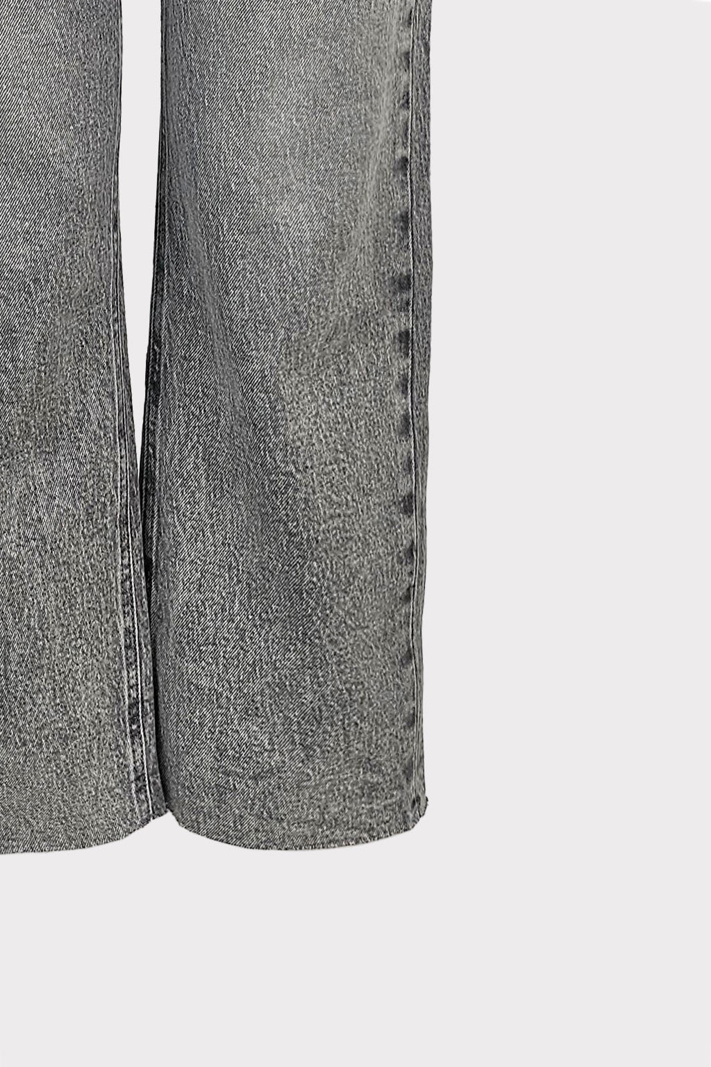 Jeans grey orlo sfrangiato
