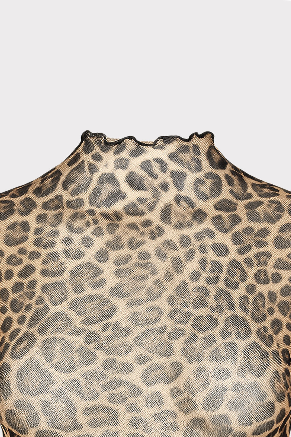 Top smanicato leopardato