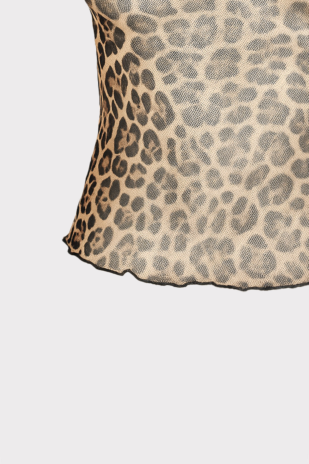 Top smanicato leopardato