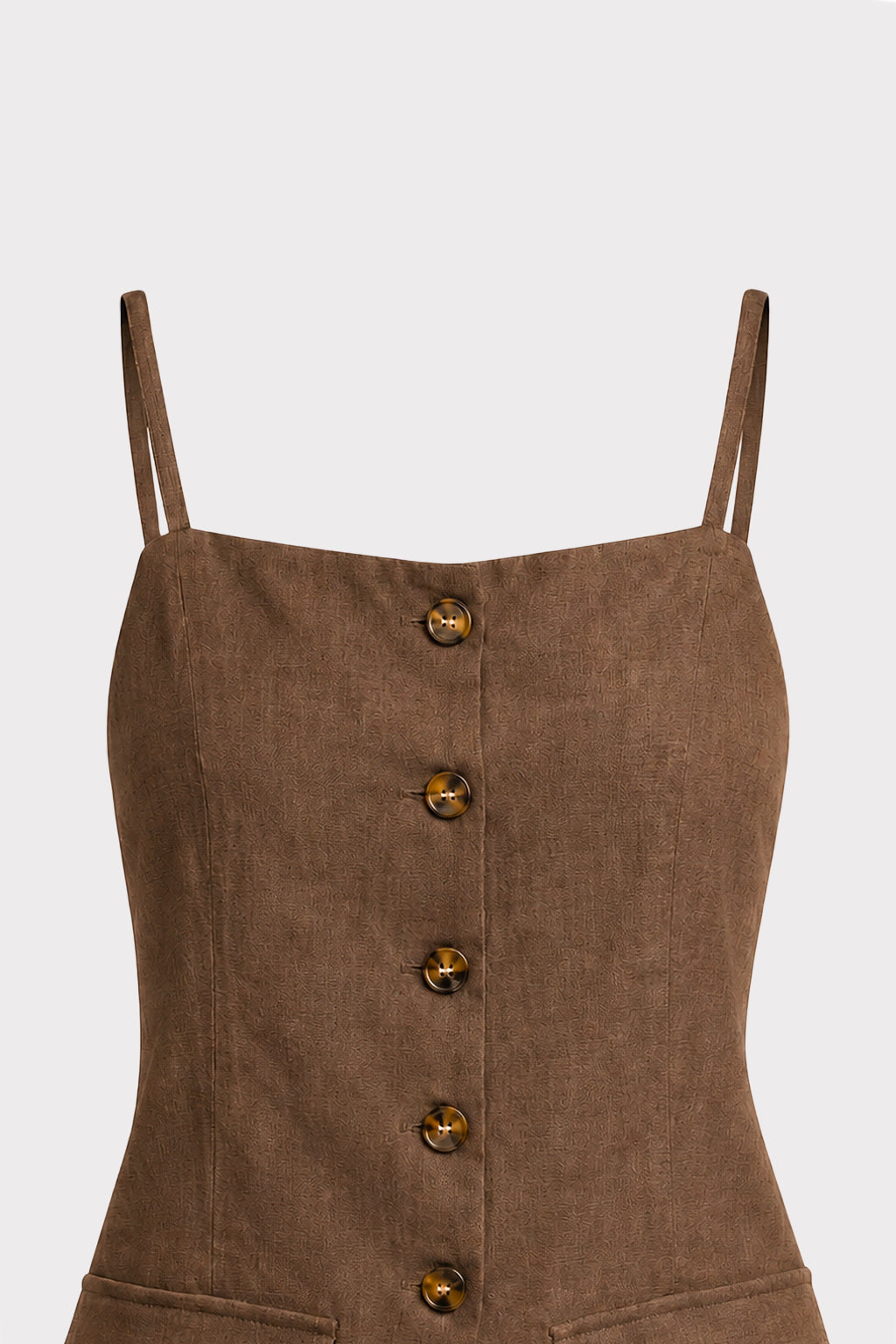 Top gilet in lino