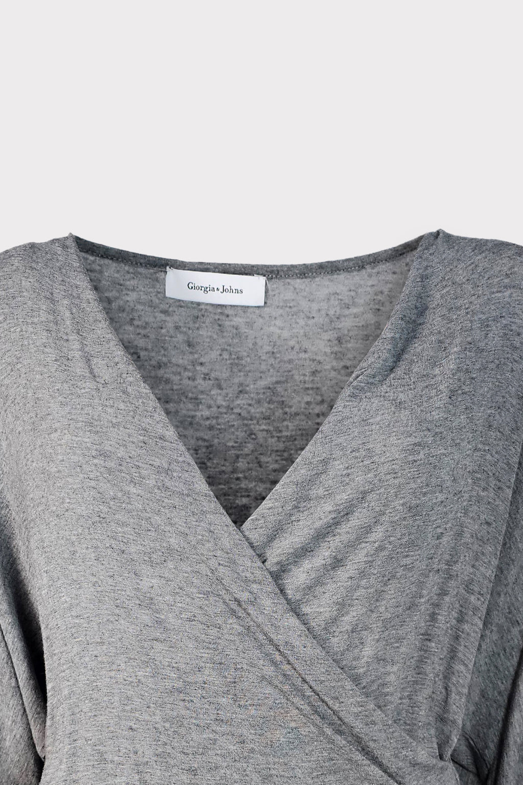 Blusa incrociata cachemire