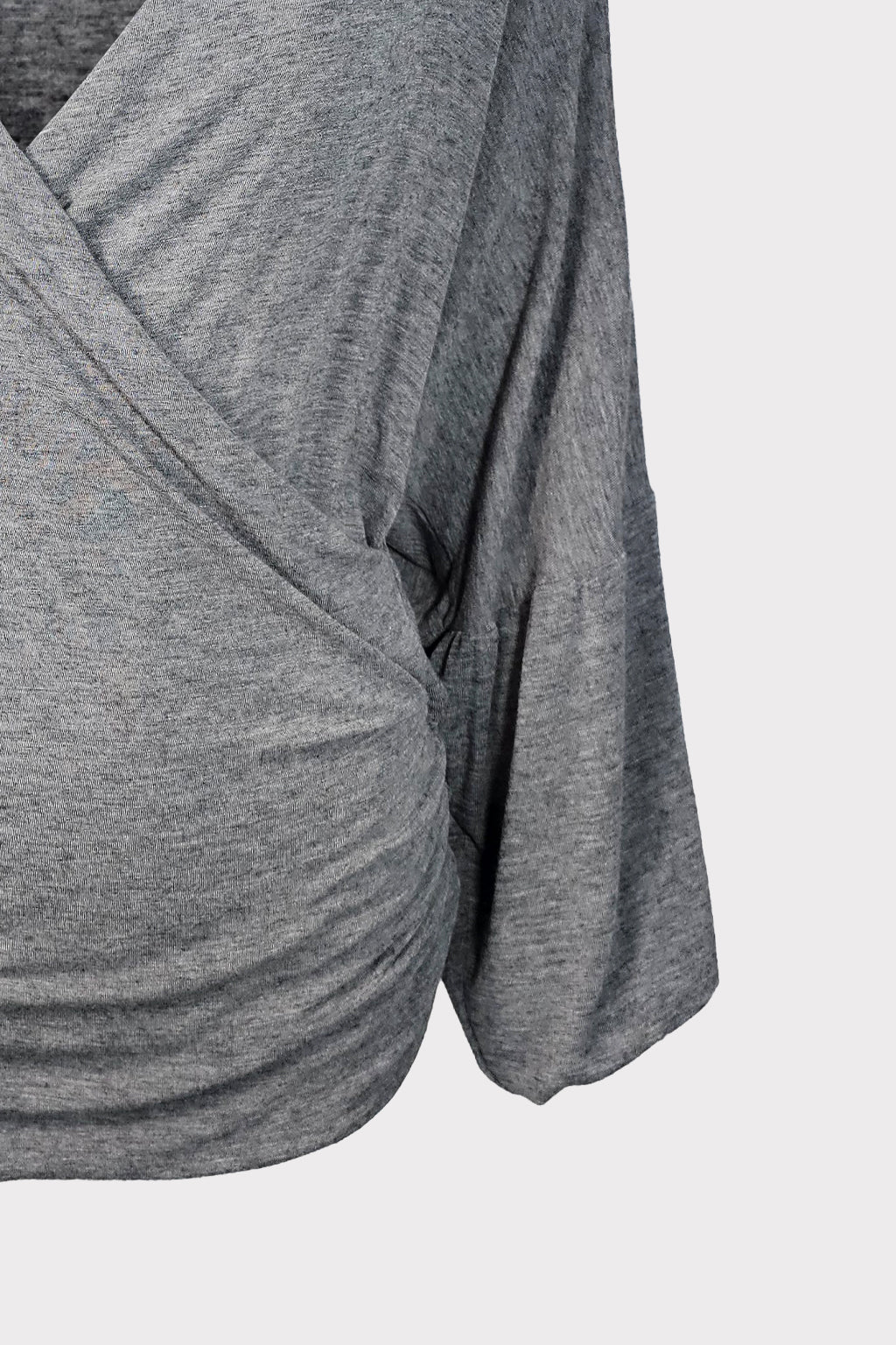 Blusa incrociata cachemire