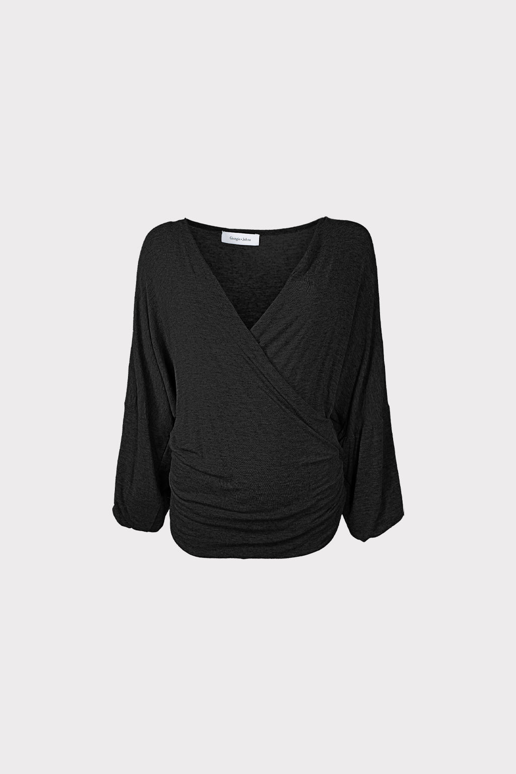 Blusa incrociata cachemire