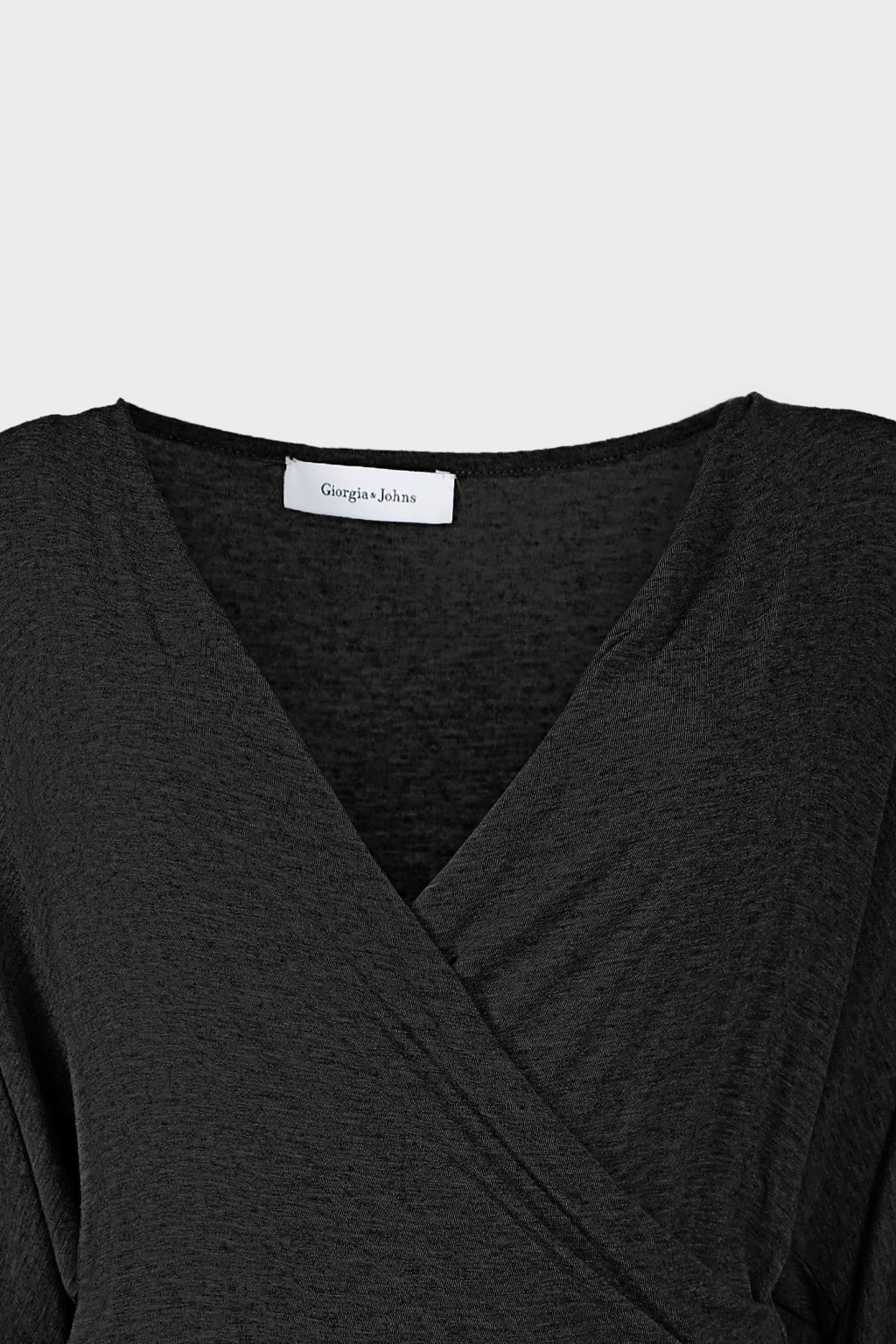 Blusa incrociata cachemire