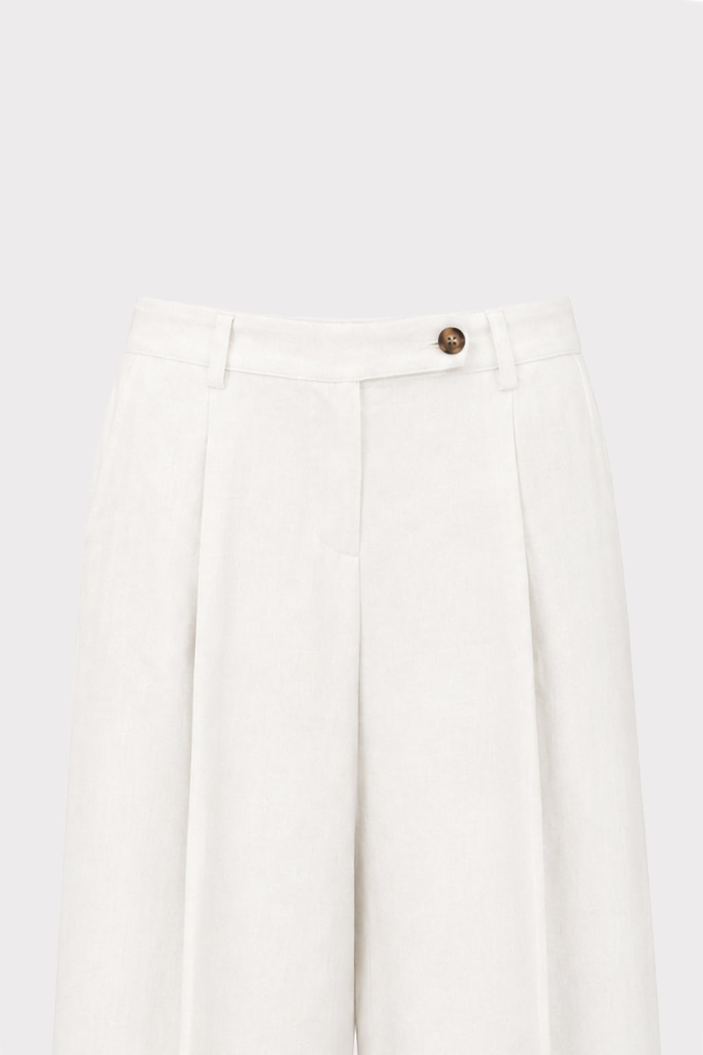 Pantalone dritto lino