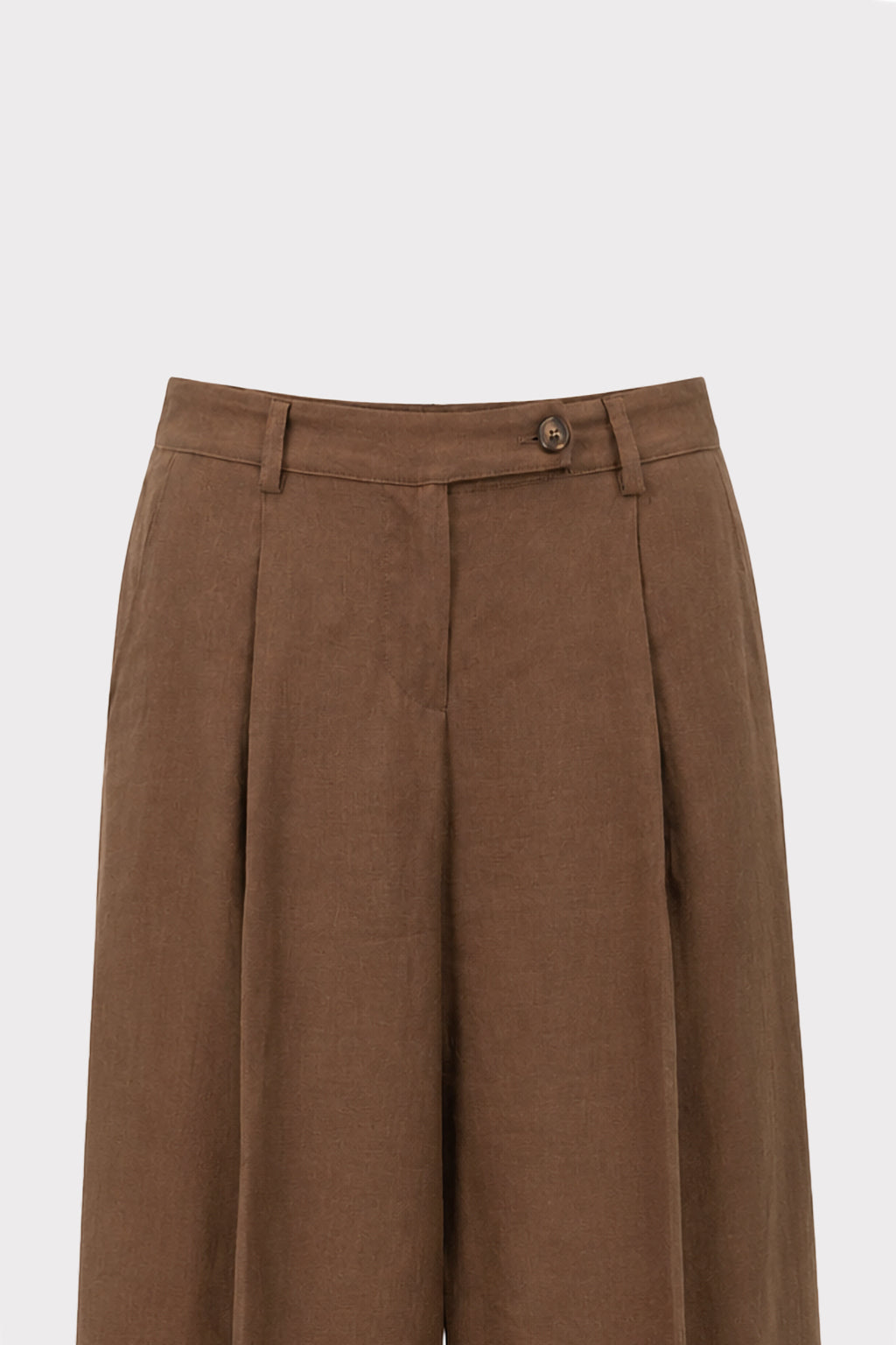 Pantalone dritto lino