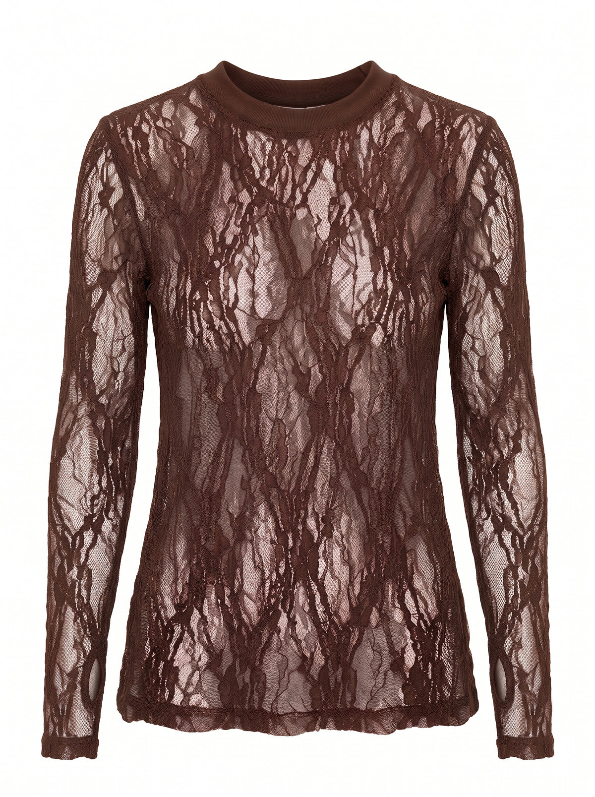 Maglia in pizzo stretch
