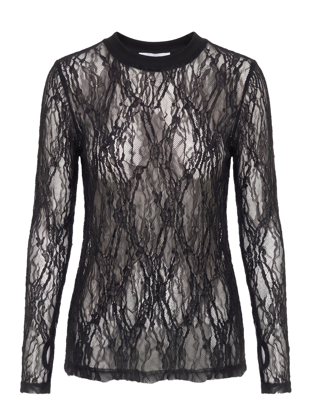 Maglia in pizzo stretch