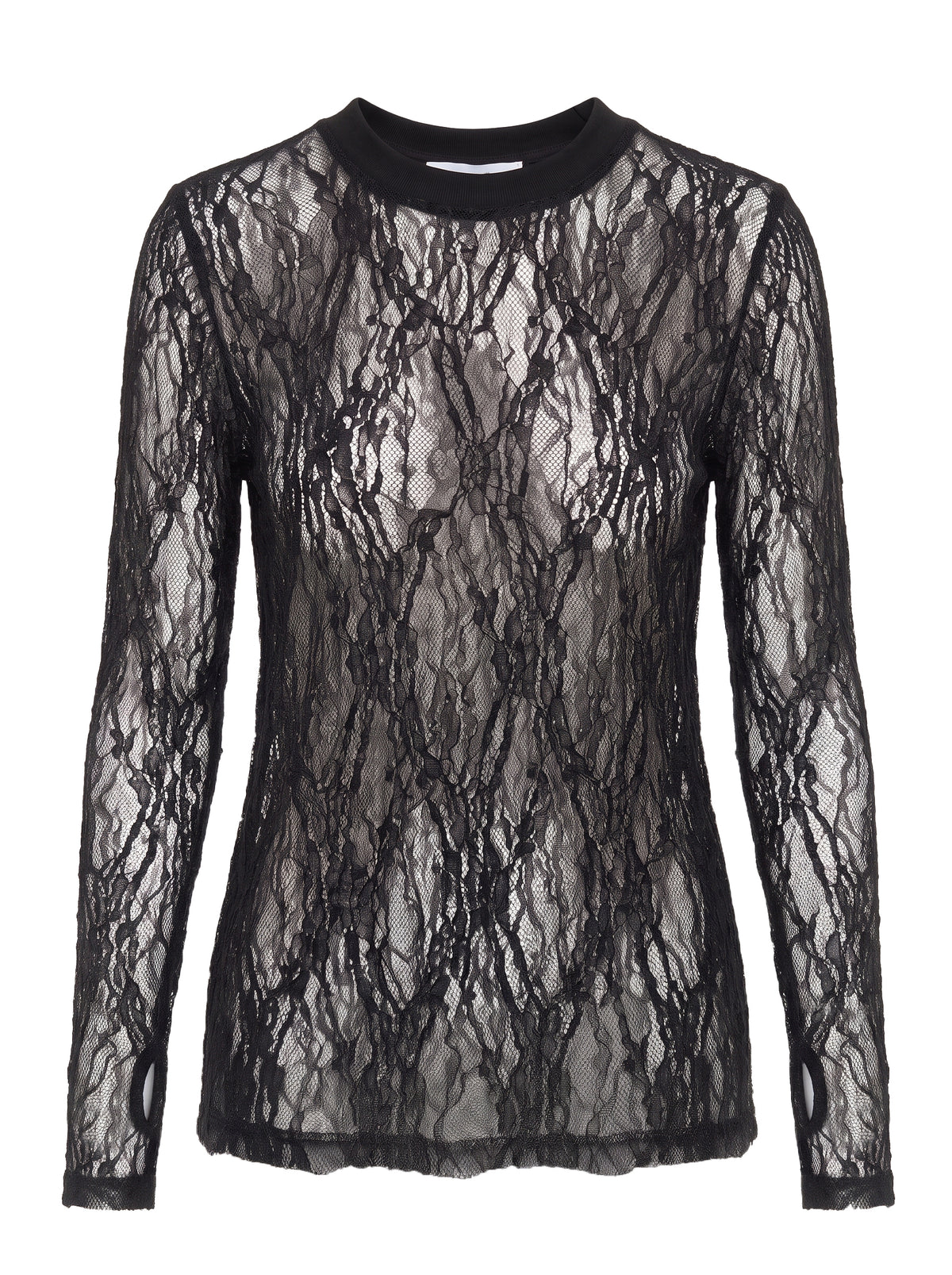 Maglia in pizzo stretch