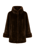 Cappotto medio in eco-pelliccia