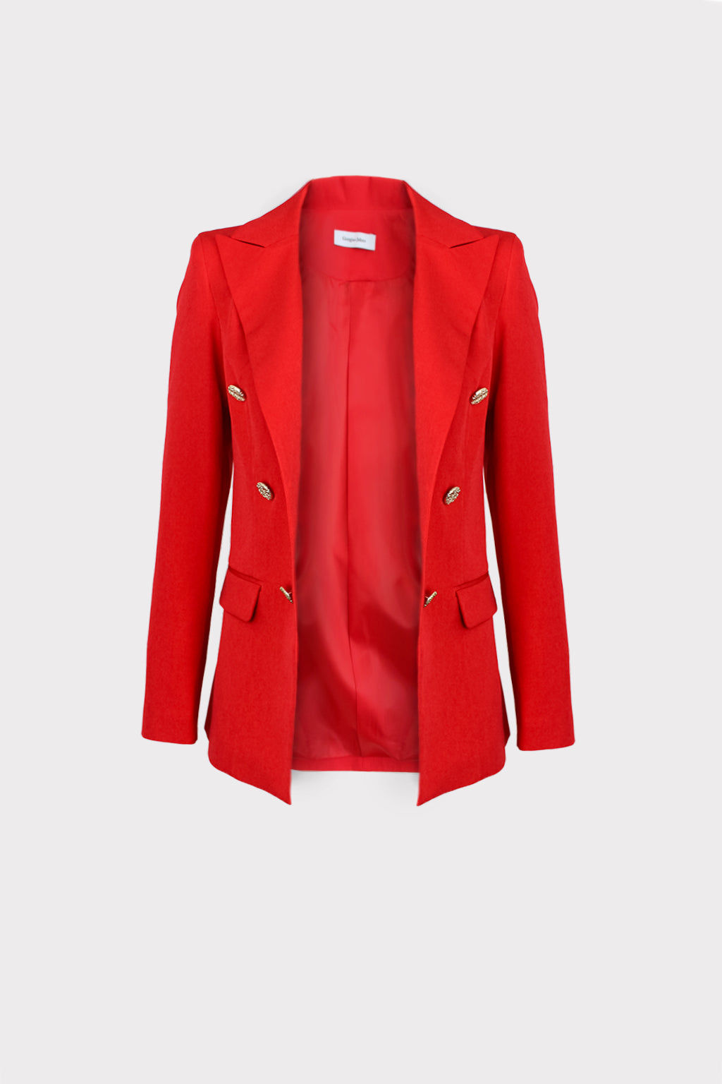 Blazer sfiancato bottoni metallici