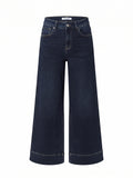 Jeans palazzo vita media
