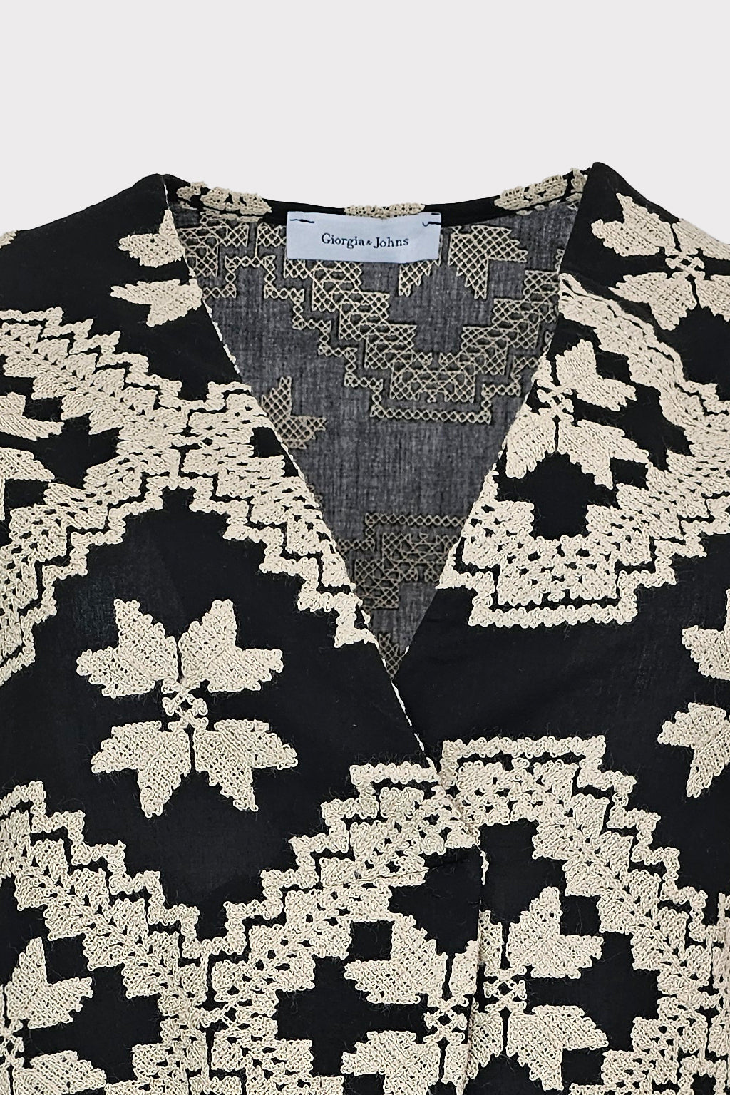 Blusa tessuto ricamo