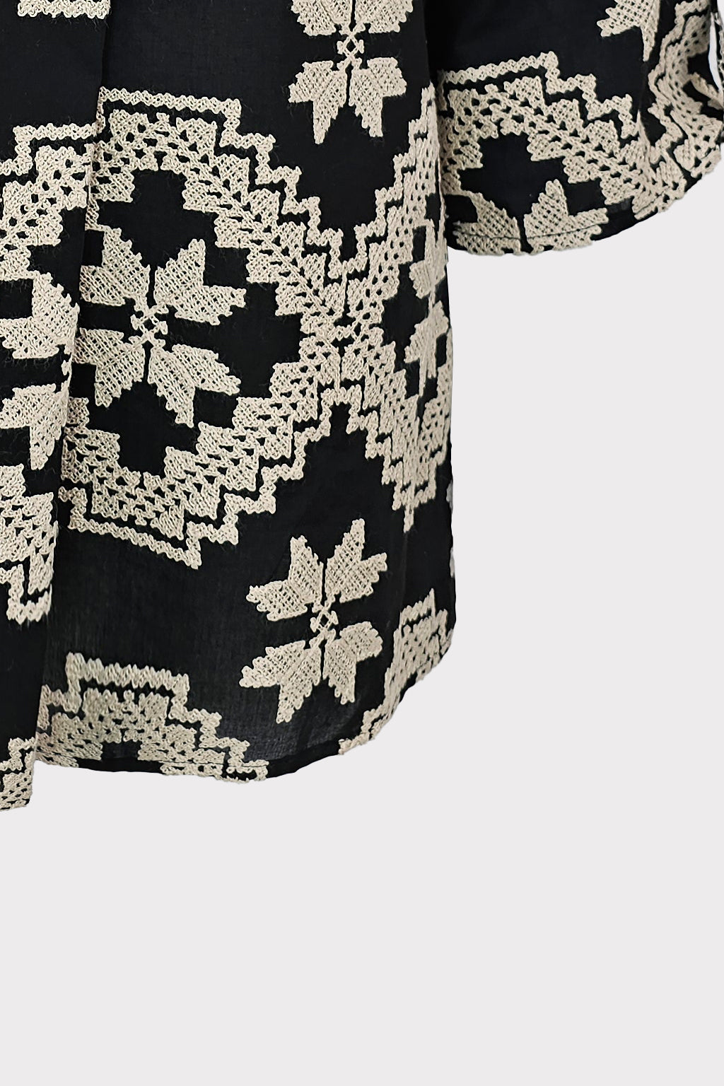 Blusa tessuto ricamo
