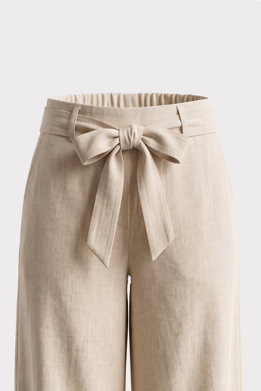 Pantaloni con cintura a fascia