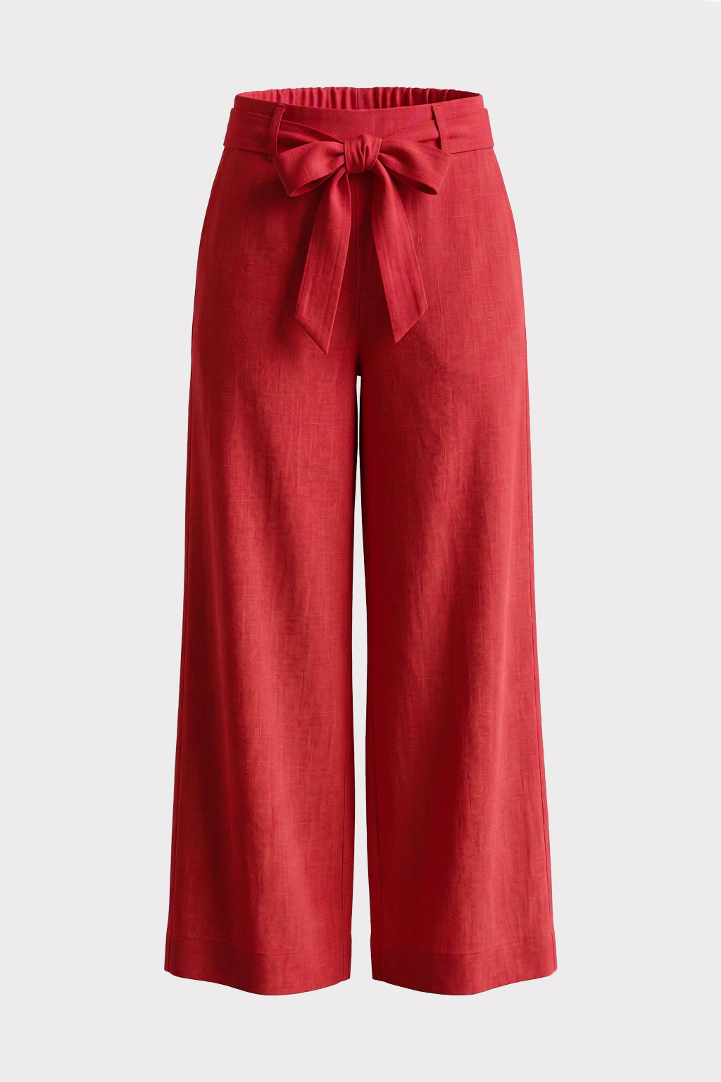 Pantaloni con cintura a fascia