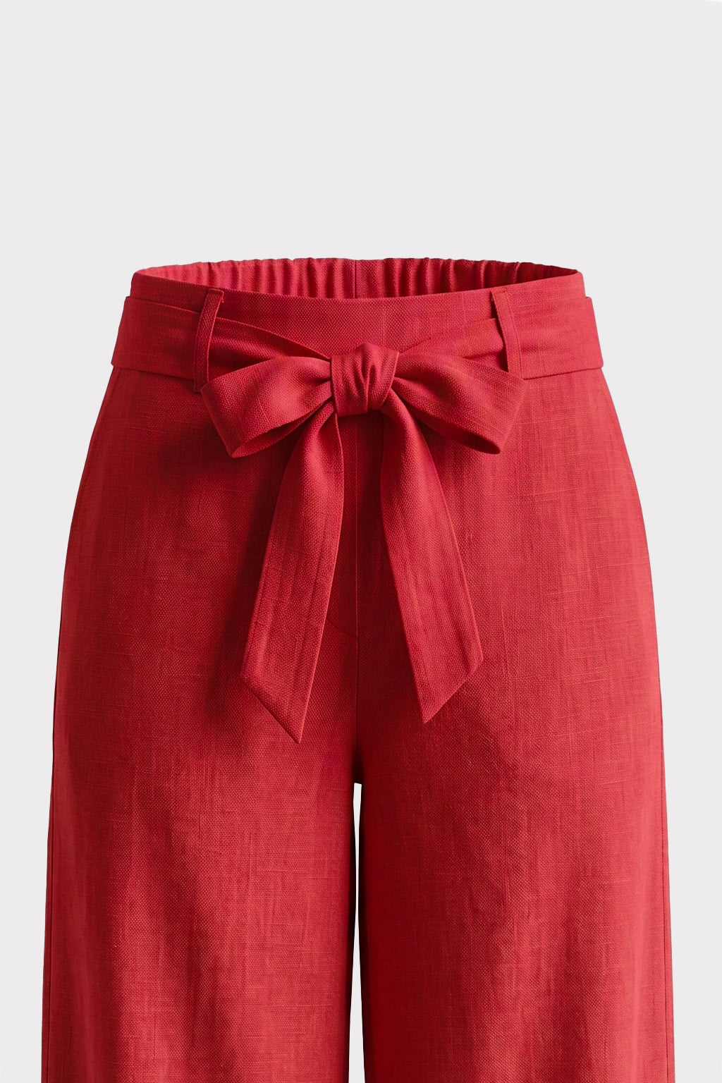 Pantaloni con cintura a fascia