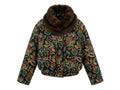 Giacca bomber tessuto broccato
