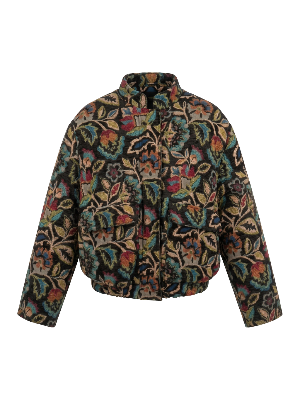 Giacca bomber tessuto broccato