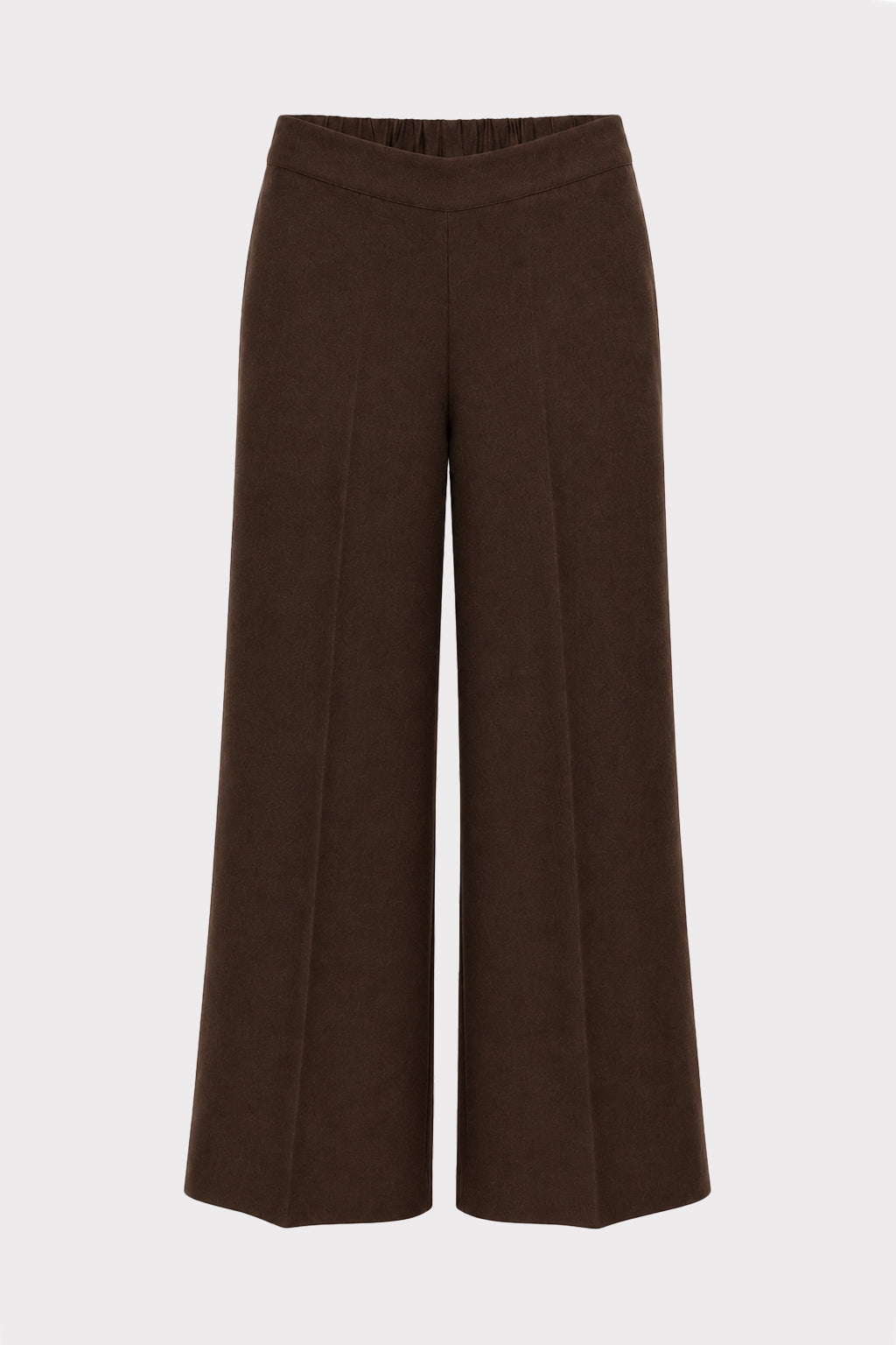 Pantaloni palazzo lino
