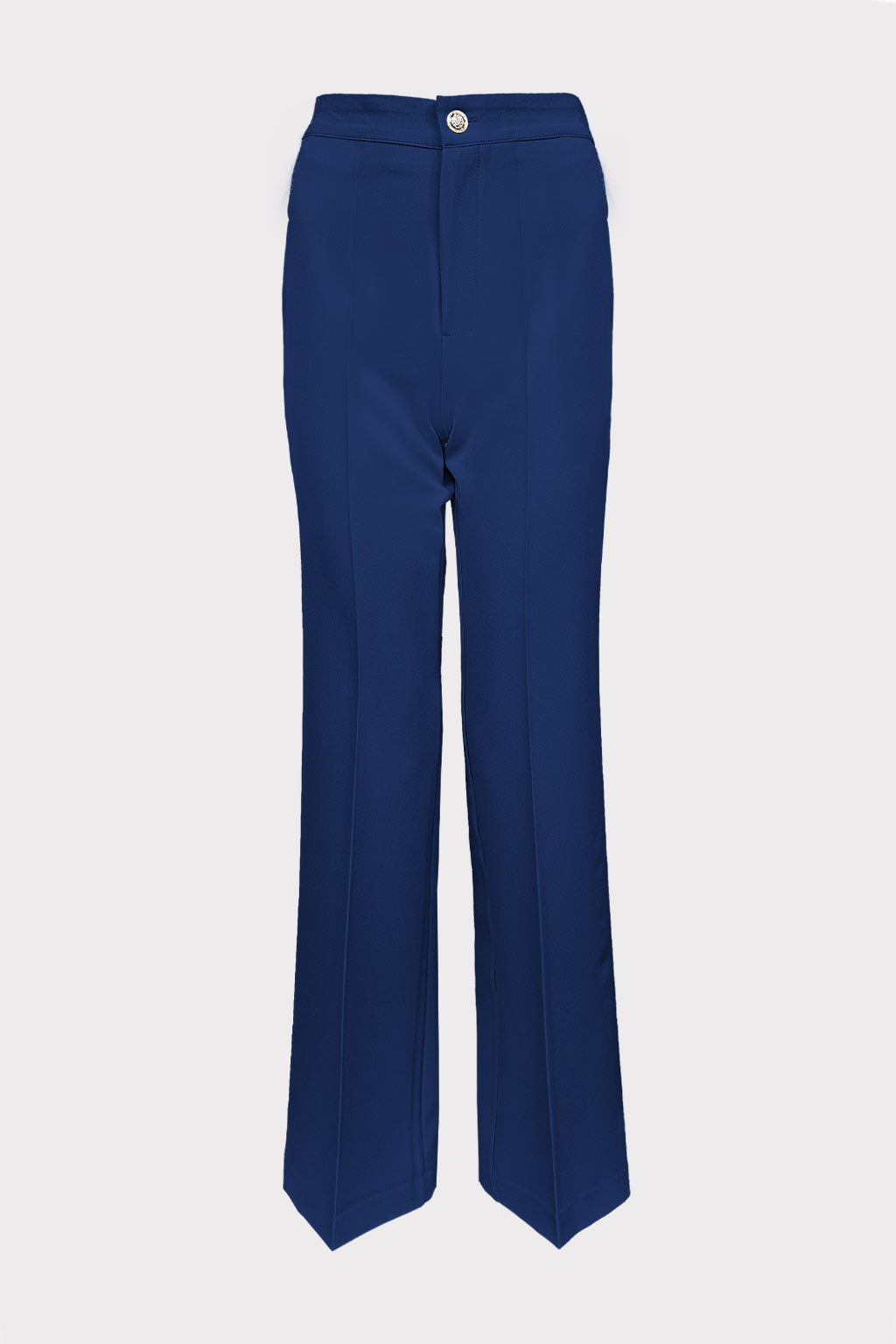 Pantalone zampa tasca filetto