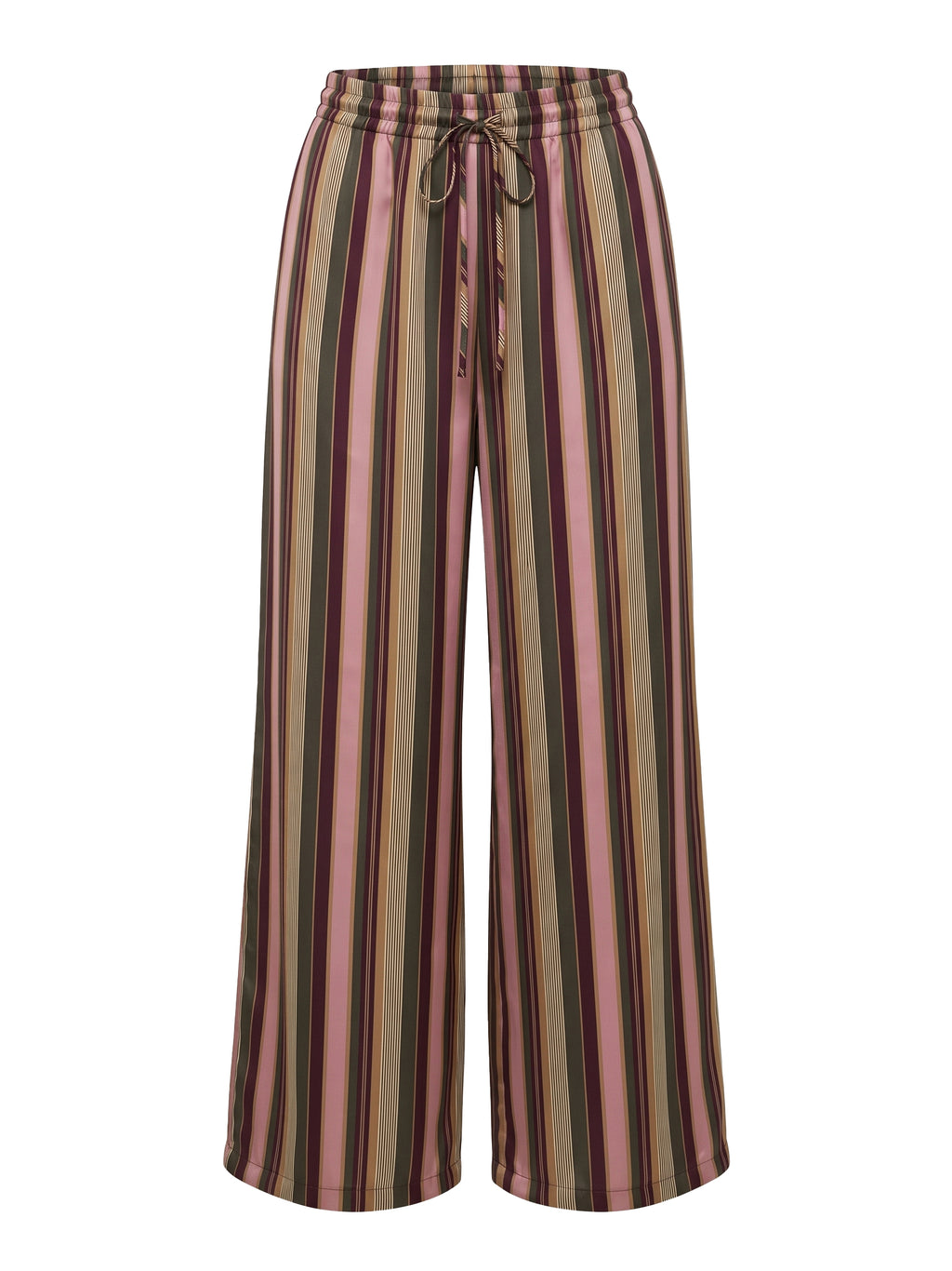 Pantaloni palazzo riga multicolor