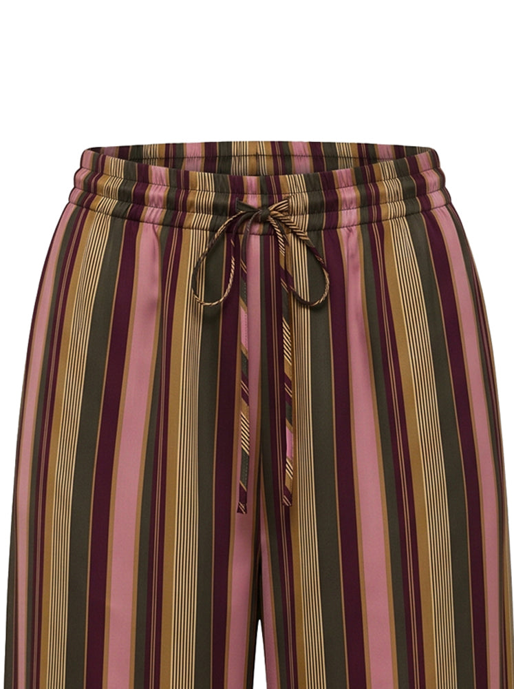 Pantaloni palazzo riga multicolor