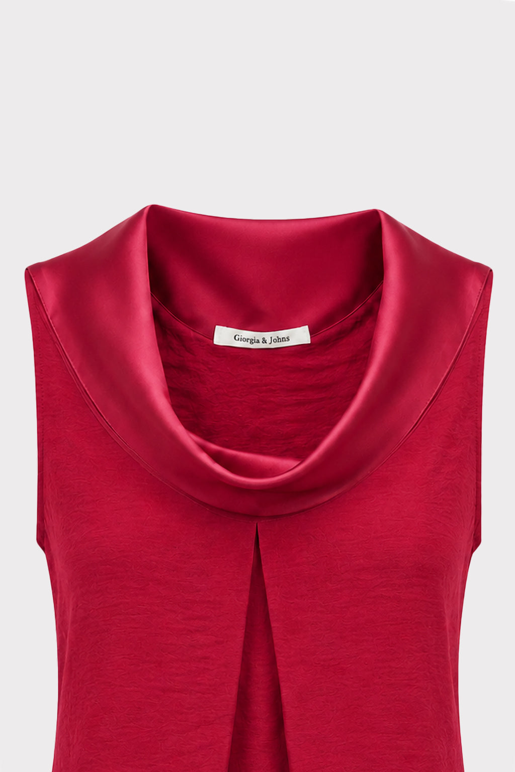 Top smanicato scollo fluido