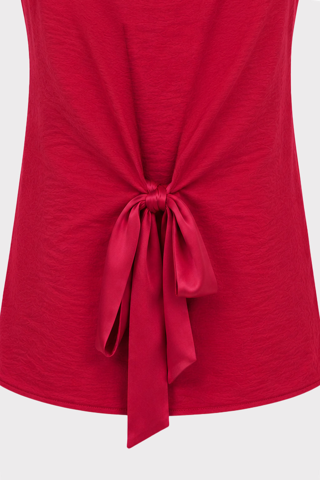 Top smanicato scollo fluido