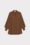 Blusa fluida satin