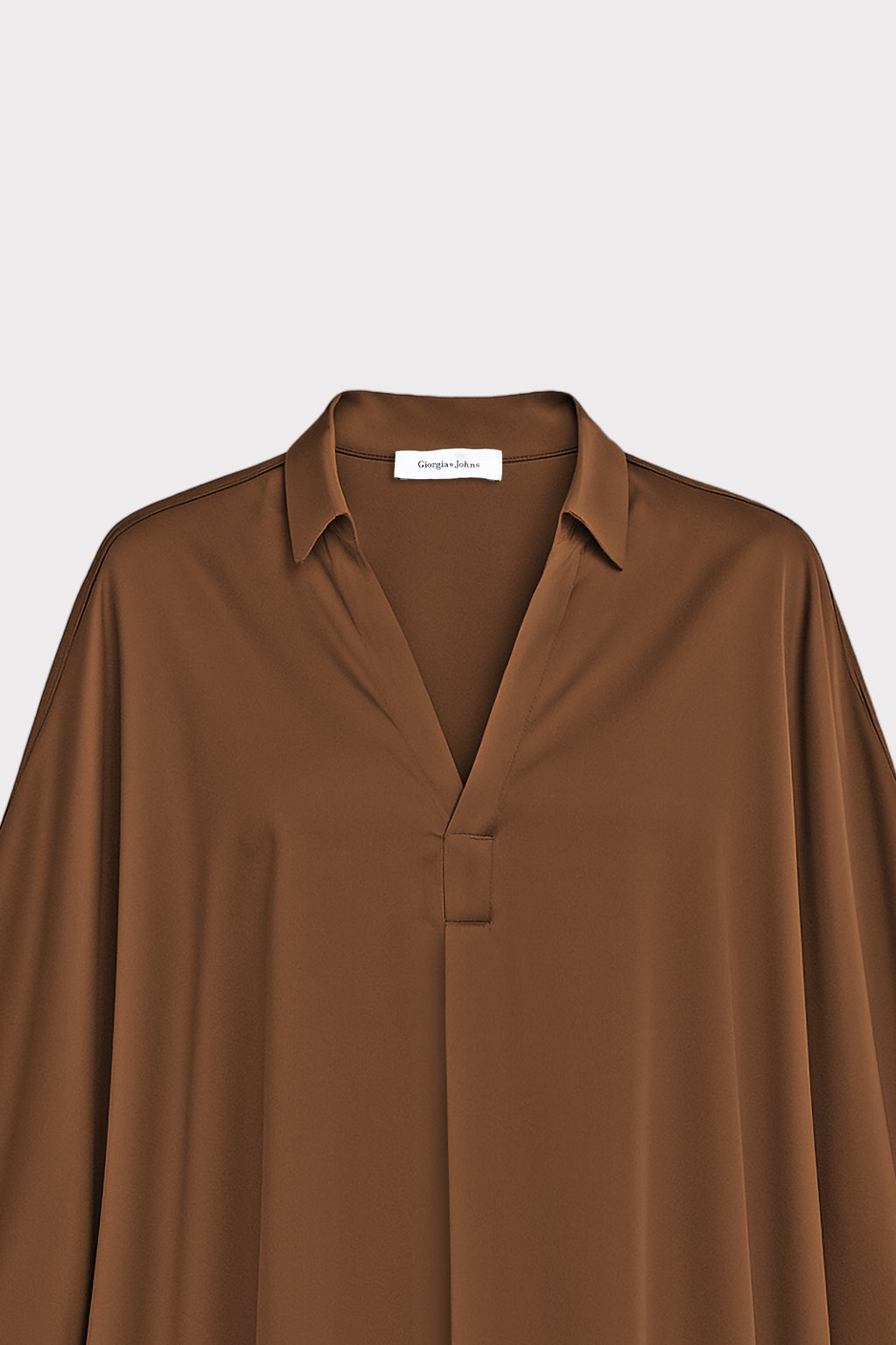 Blusa fluida satin