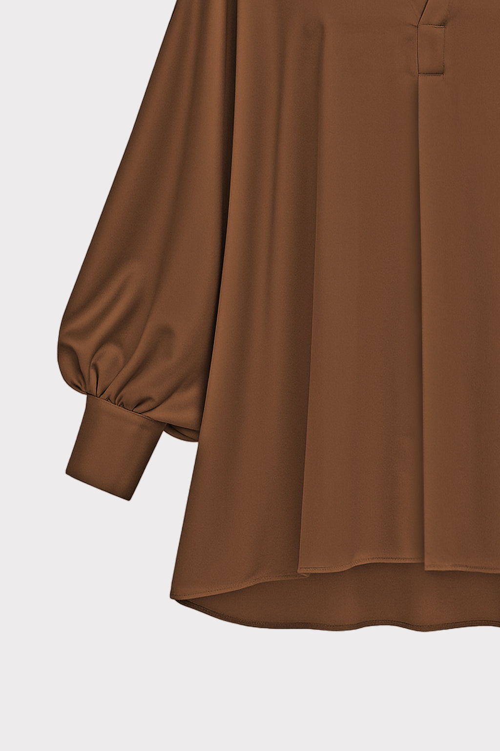 Blusa fluida satin