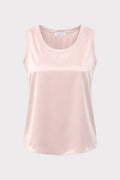 Top smanicato satin