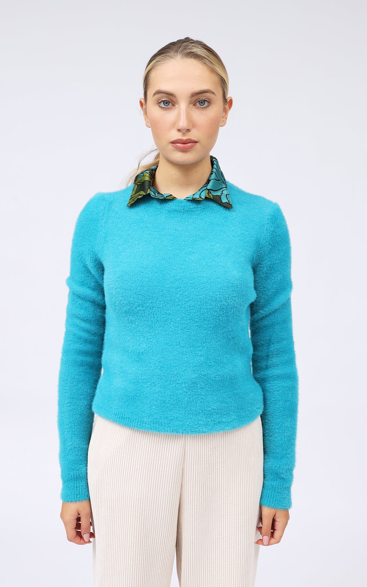 Maglia dolcevita pelliccetta