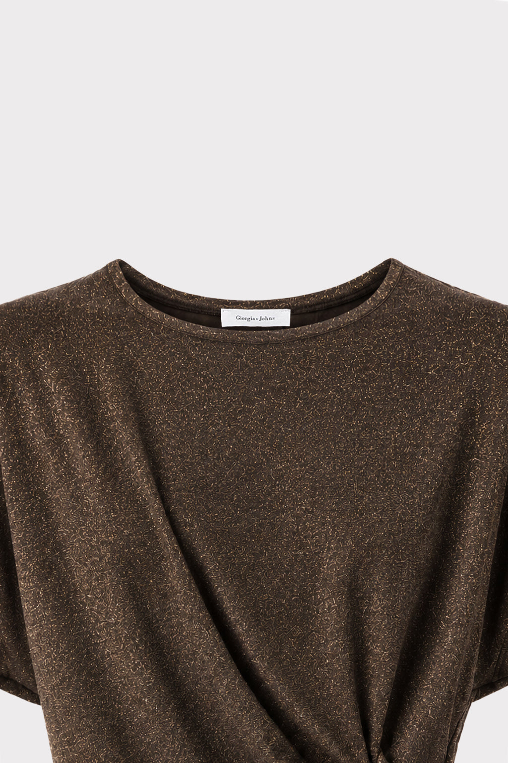 Top lurex dettaglio nodo