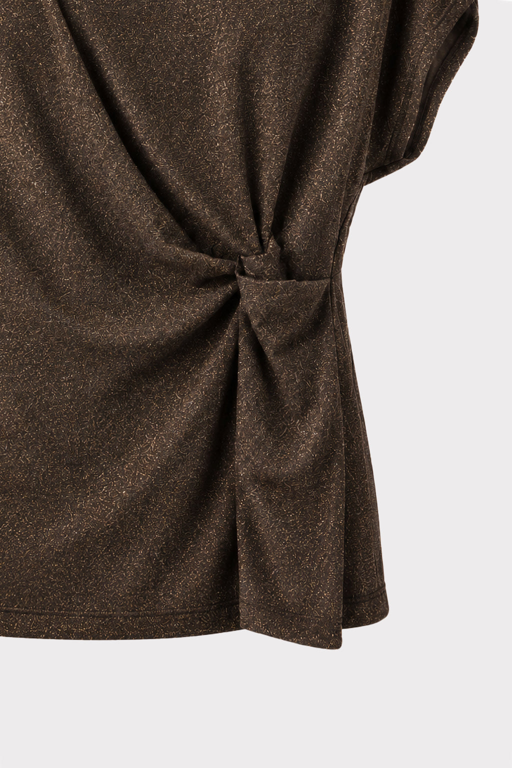 Top lurex dettaglio nodo