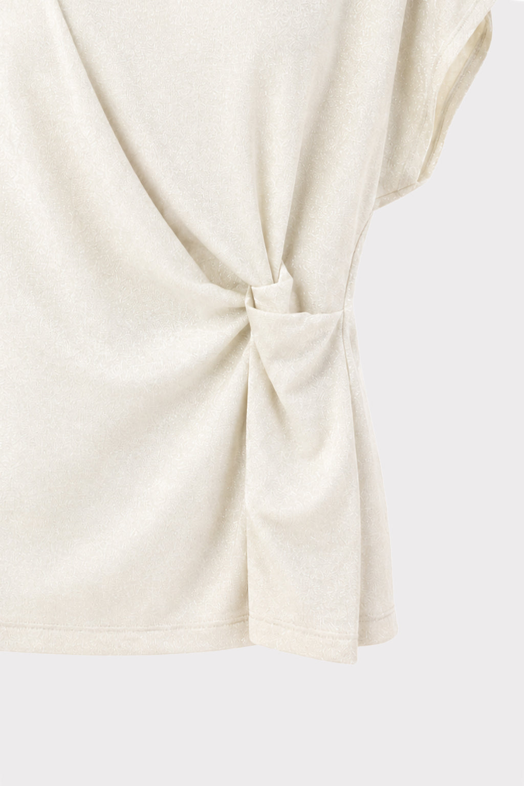 Top lurex dettaglio nodo