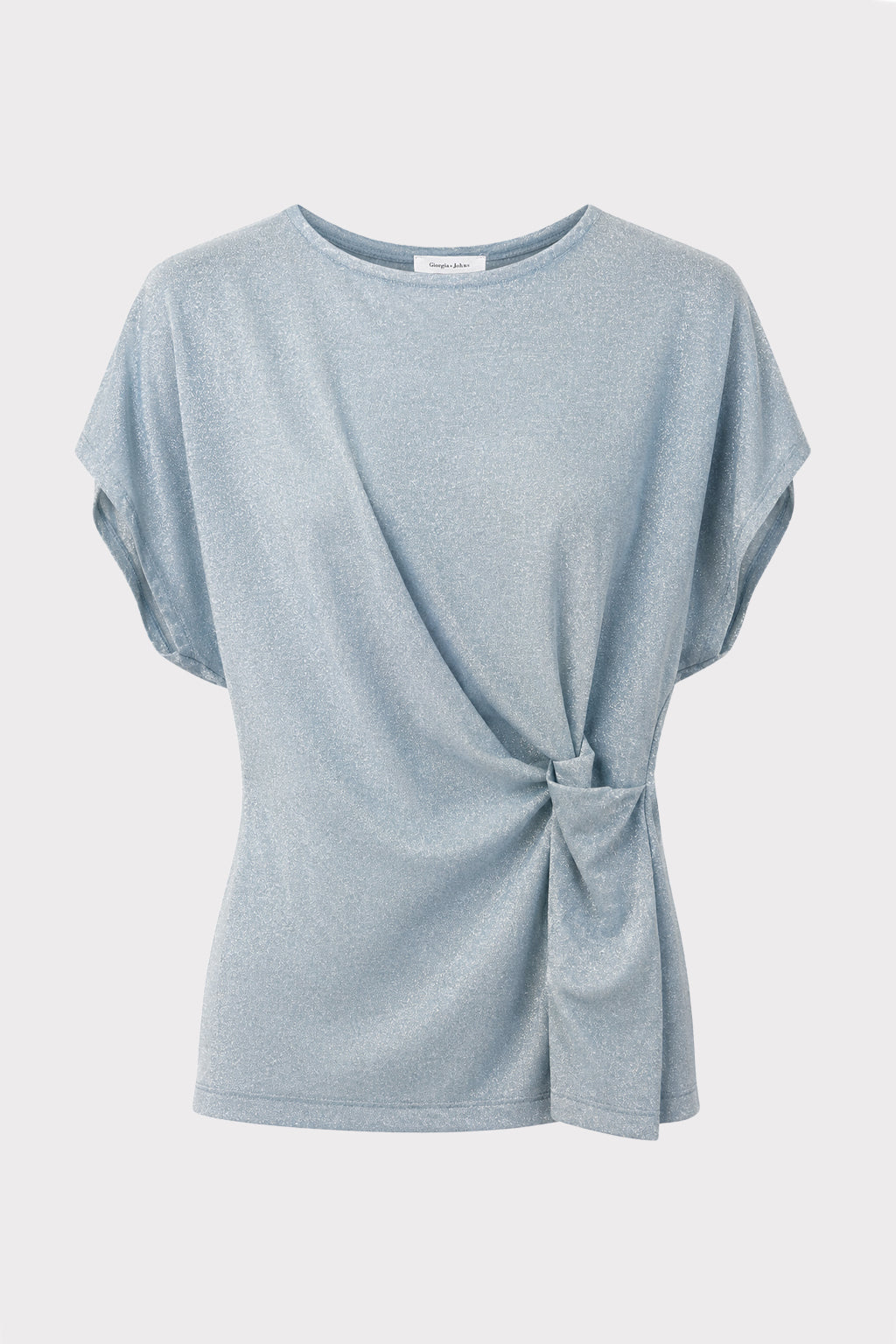 Top lurex dettaglio nodo
