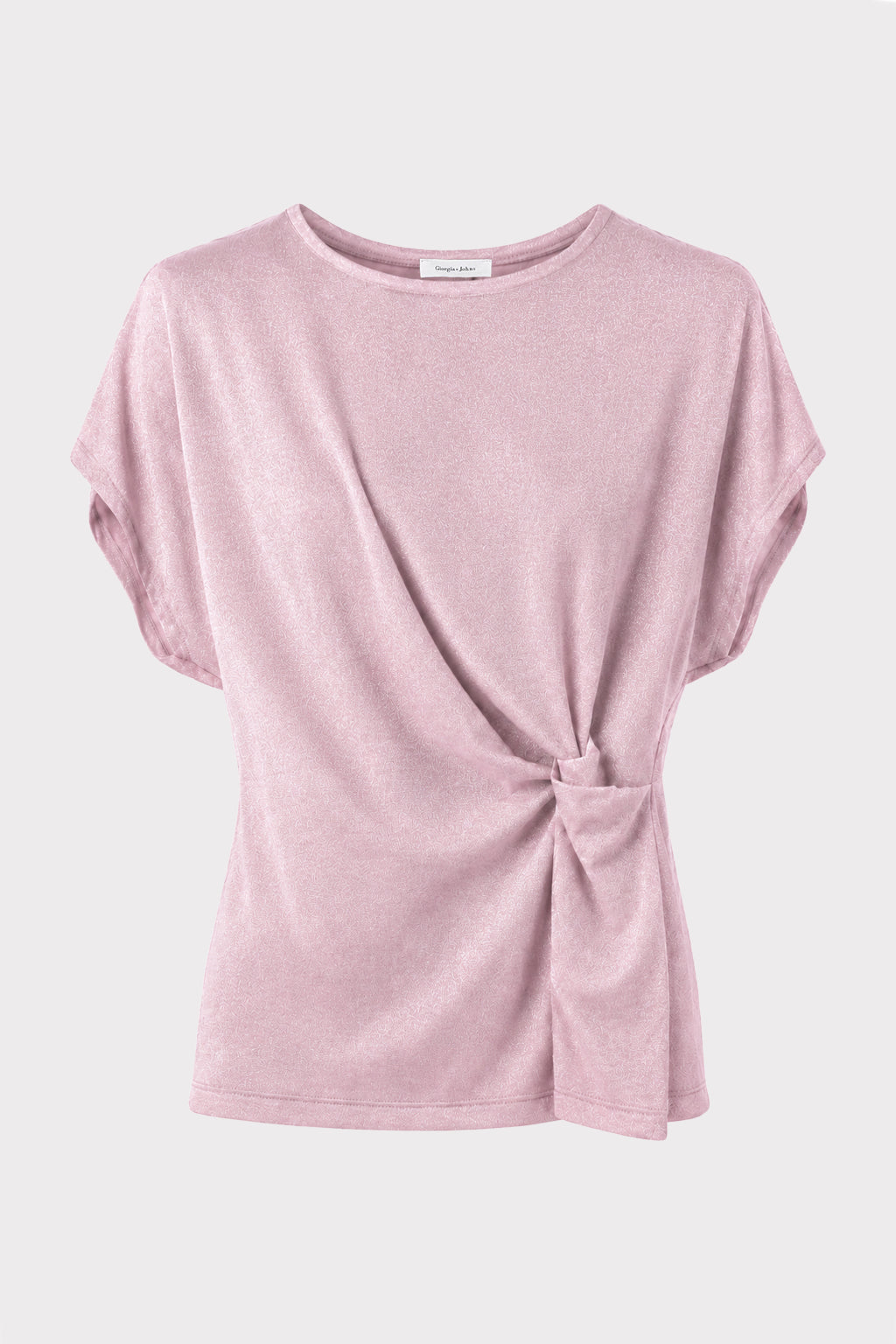 Top lurex dettaglio nodo