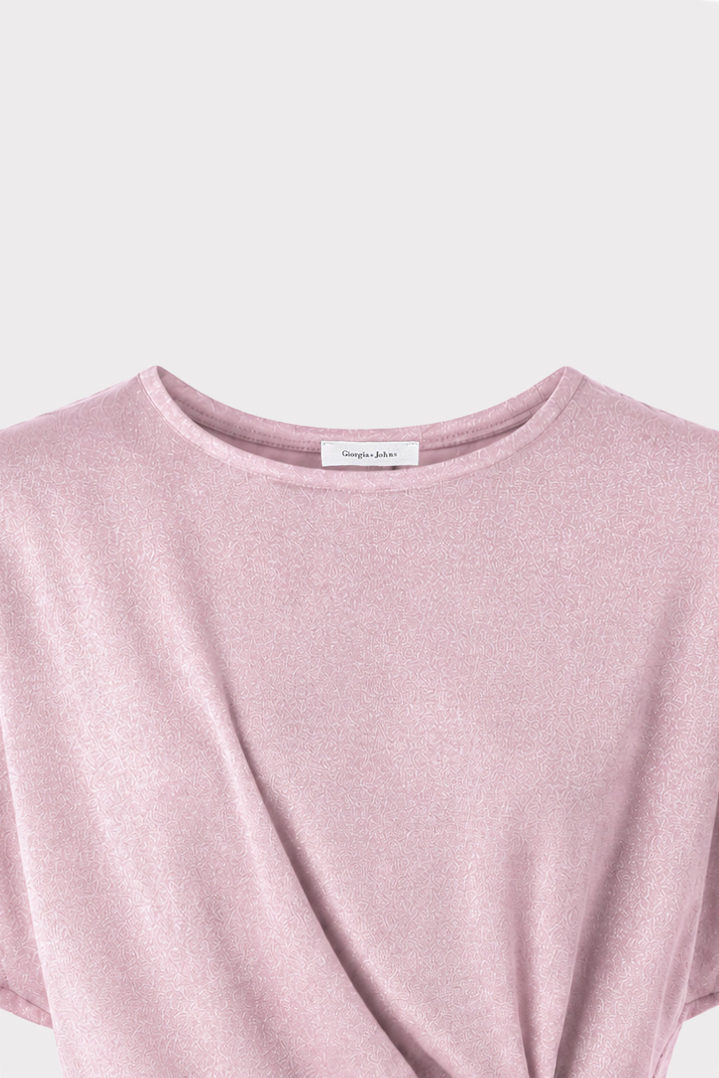 Top lurex dettaglio nodo